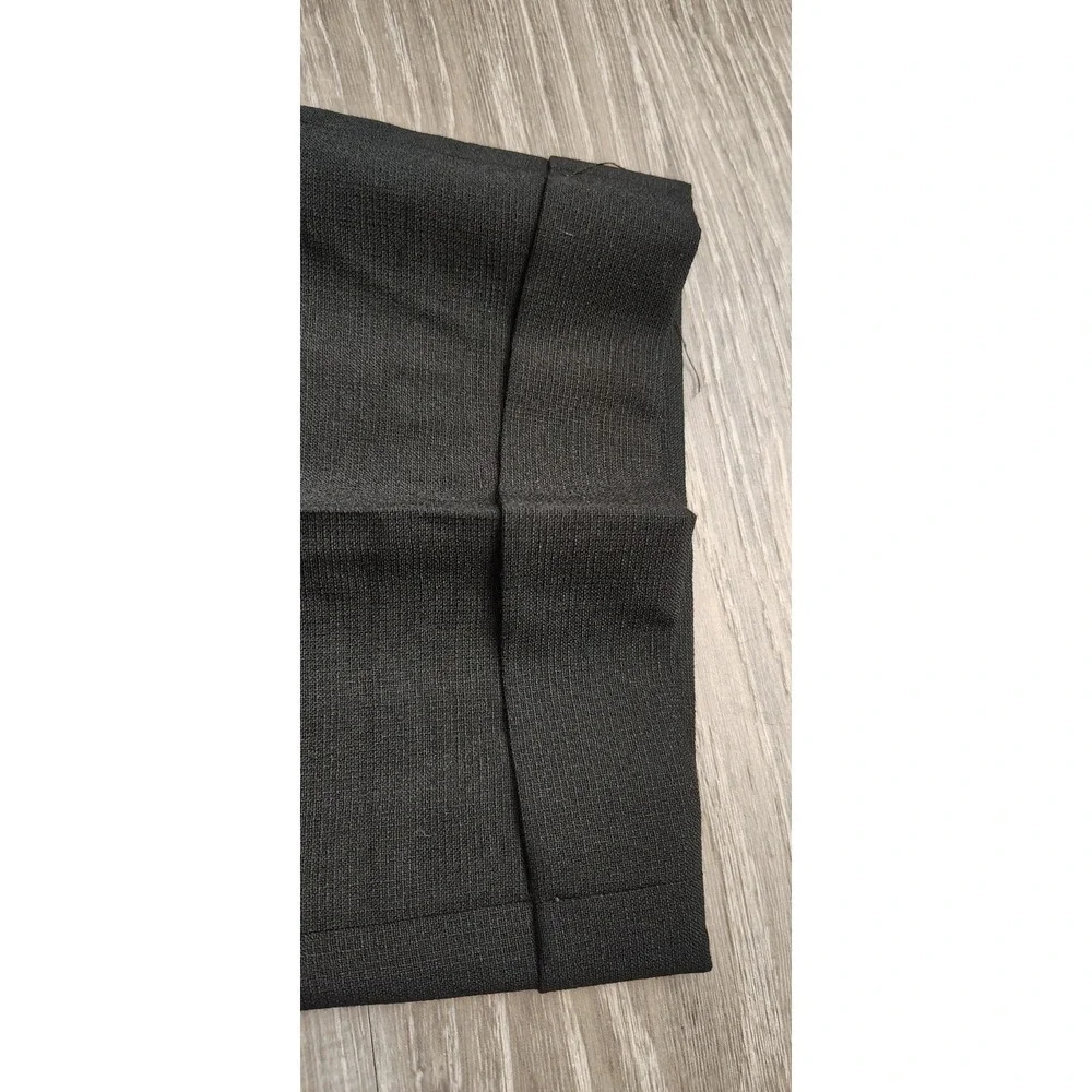 JOS. A.‎ Bank 1905 Custom Made Wool Blend Dress Pants 32R Black Flat Front
